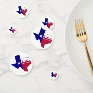 Texas Forever Flag Karte Konfetti