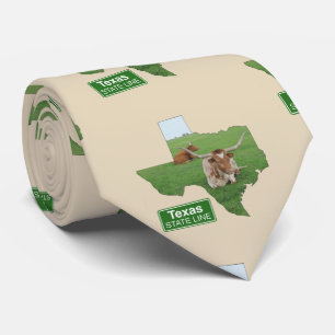 Texas-Form und Längshorn Krawatte