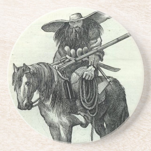 Texas-Förster-Untersetzer Sandstein Untersetzer (Vorne)