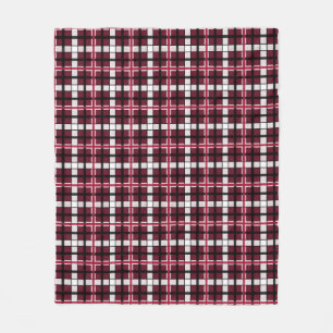 Texas-Frauenuniversität Tartan Fleecedecke
