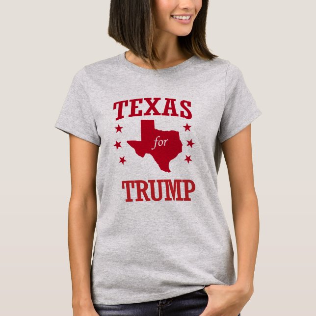 TEXAS FÜR DONALD TRUMP T-Shirt (Vorderseite)