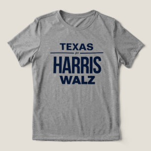 Texas für Harris Walz Tri-Blend Shirt