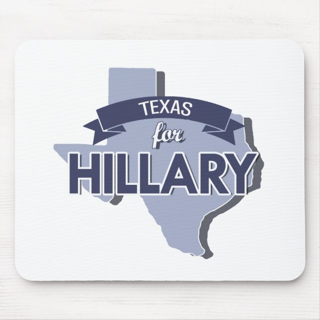TEXAS FÜR HILLARY - .PNG MOUSEPAD (Vorne)