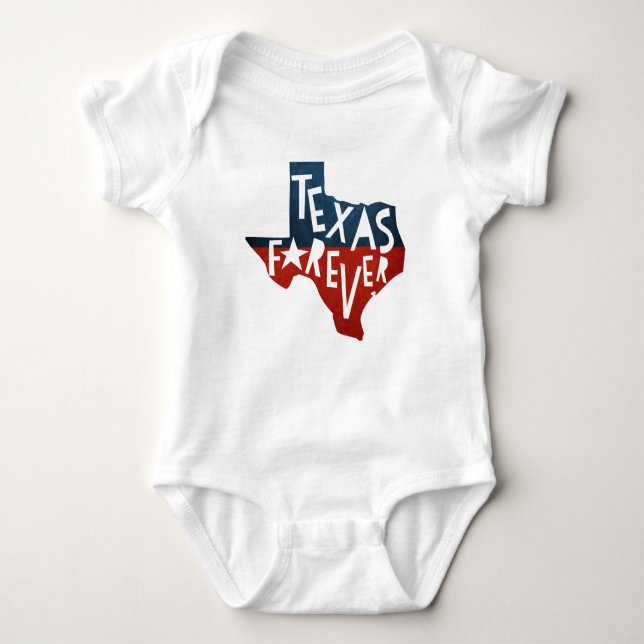 Texas für immer baby strampler (Vorderseite)