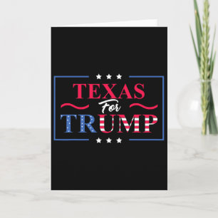 Texas für Trump - Pro-Trump-Stimme Republikaner Karte
