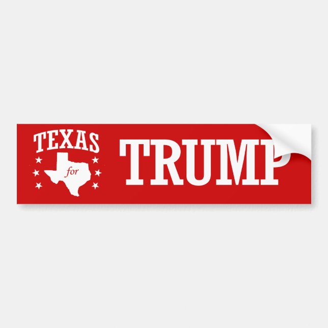 TEXAS FÜR TRUMPF AUTOAUFKLEBER (Vorne)