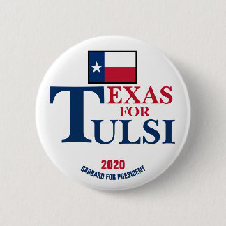 Texas für Tulsi Gabbard für Präsident 2020 Button