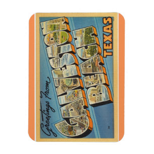 Texas, Galveston Beach Magnet