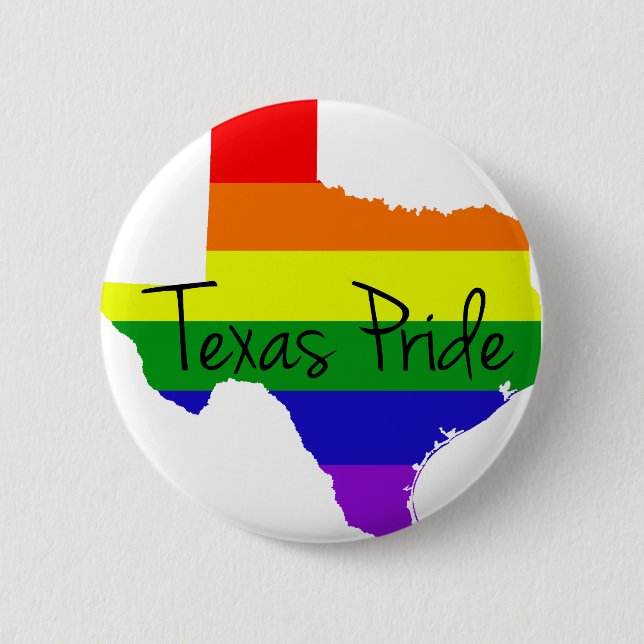 Texas Gay Pride Button (Vorderseite)