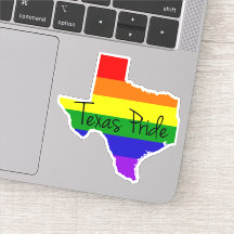 Texas Gay Pride Rainbow Laptop