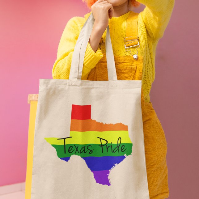 Texas Gay Pride Rainbow Tragetasche (Von Creator hochgeladen)