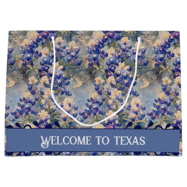 Texas Gedenk-Bluebonnets, Große Geschenktüte (Vorderseite)