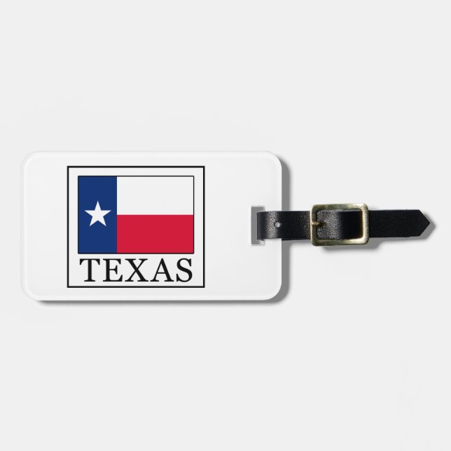 Texas Gepäckanhänger (Vorderseite horizontal)