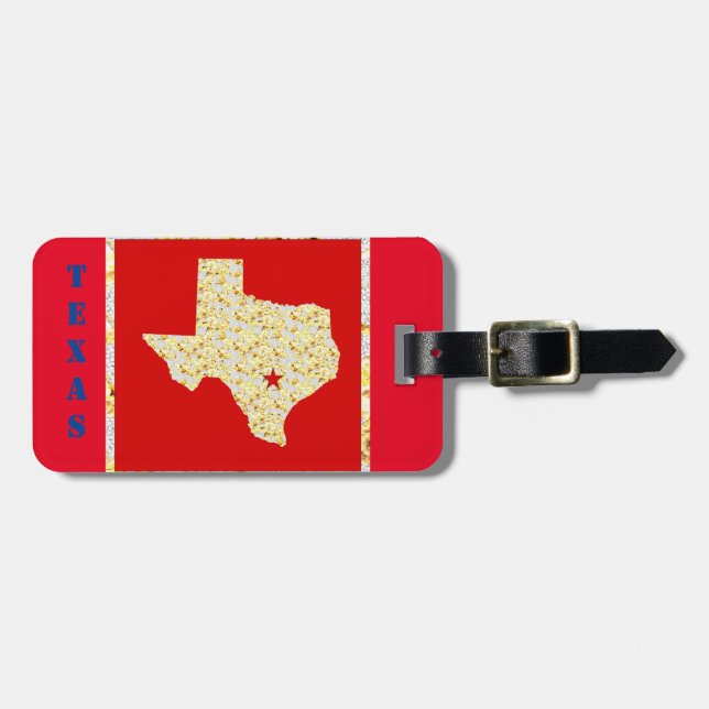 TEXAS GEPÄCKANHÄNGER (Vorderseite horizontal)