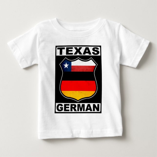 Texas German American Baby T-shirt (Vorderseite)