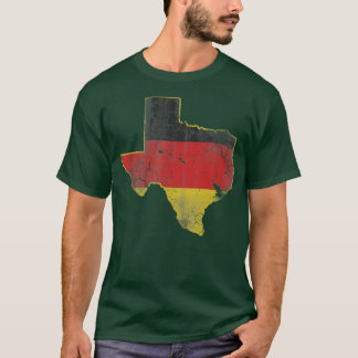 Texas German American Flag Texan Deutschland Deuts T-Shirt