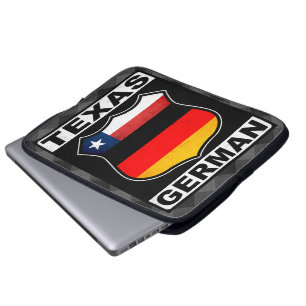 Texas German American Laptop Cover