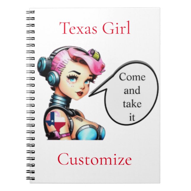 Texas Girl Thunder_Cove Notizblock (Vorderseite)