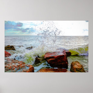 Texas-Golf-Küste Poster