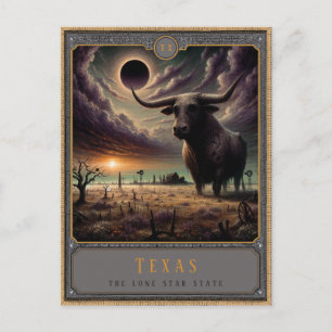 Texas Gothic Art Postkarte
