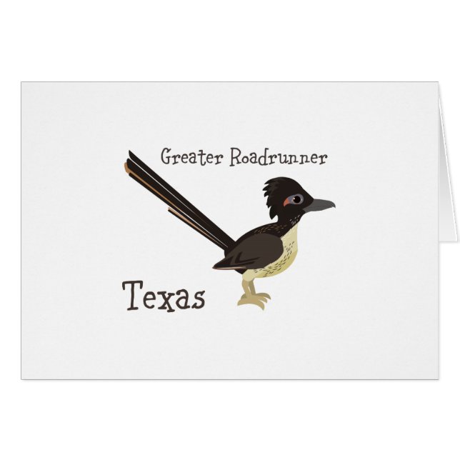 Texas Greater Roadrunner (Vorderseite (Horizontal))