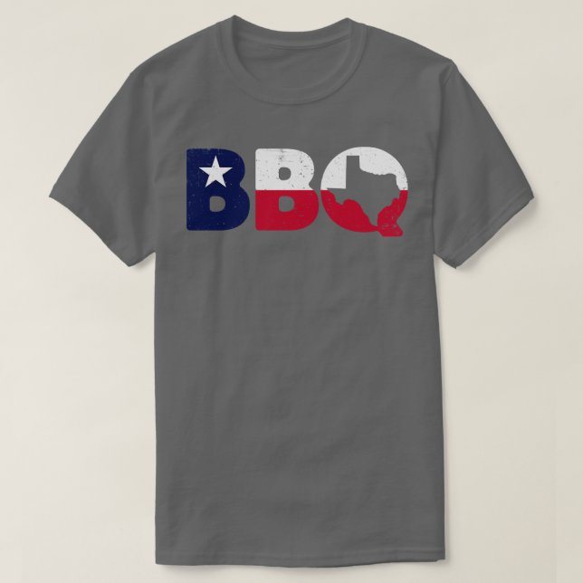 Texas GRILLEN Barbecue T-Shirt (Design vorne)