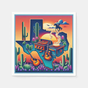Texas GRILLEN Party 2 Serviette