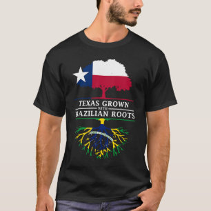 Texas Groots mit brasilianischen Roots Brasilien T-Shirt