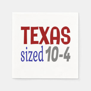 Texas Größe 10-4 LetterKenny Serviette