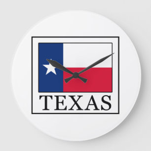 Texas Große Wanduhr