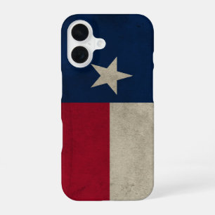 Texas Grunge - Lone Star Flag iPhone 16 Hülle