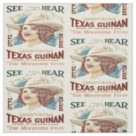 Texas Guinan Cowgirl Singer Western Fabric Stoff