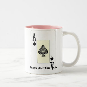 Texas halten sie zweifarbige tasse