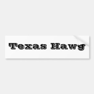 Texas Hawg Autoaufkleber