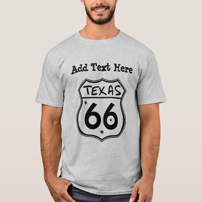 Texas Highway 66 T-Shirt (Vorderseite)