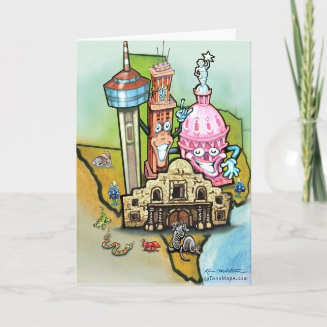 Texas Hill Country Card Karte (Vorderseite)