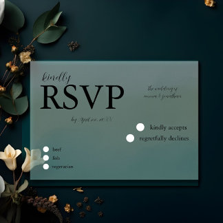 Texas Hill Country Hochzeit RSVP Karte
