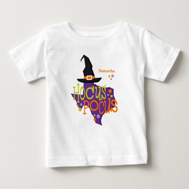Texas Hocus Pocus Halloween Baby T-shirt (Vorderseite)