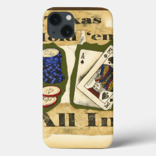 Texas Hold 'Em Hand with King and Ace iPhone 13 Hülle