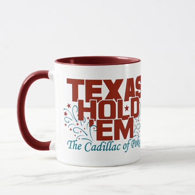 Texas Hold 'Em Poker Tasse (Links)