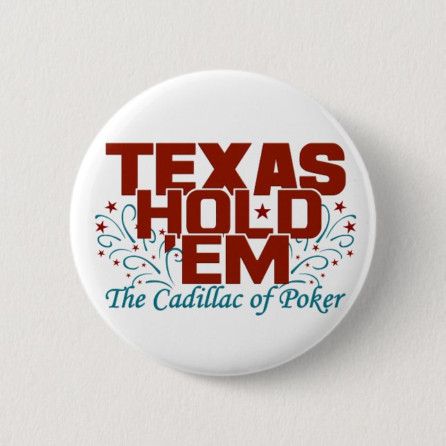 Texas Hold 'Em-Taste Button (Vorderseite)