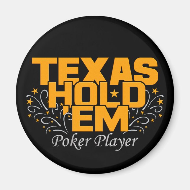 Texas Hold'Em Poker Magnet (Vorne)