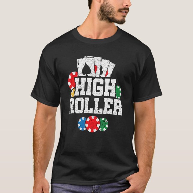 Texas-Holdem-Poker T-Shirt (Vorderseite)