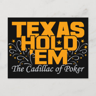 Texas Hold'em Postcard Postkarte