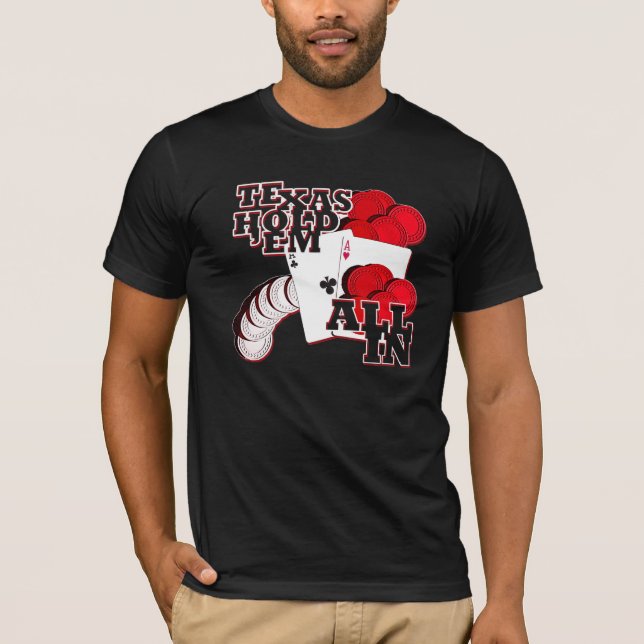 Texas holdem T-Shirt (Vorderseite)