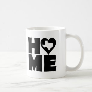 Texas Home Heart State Tasse oder Reisebecher