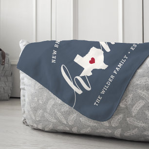 Texas Home State Personalized Sherpadecke
