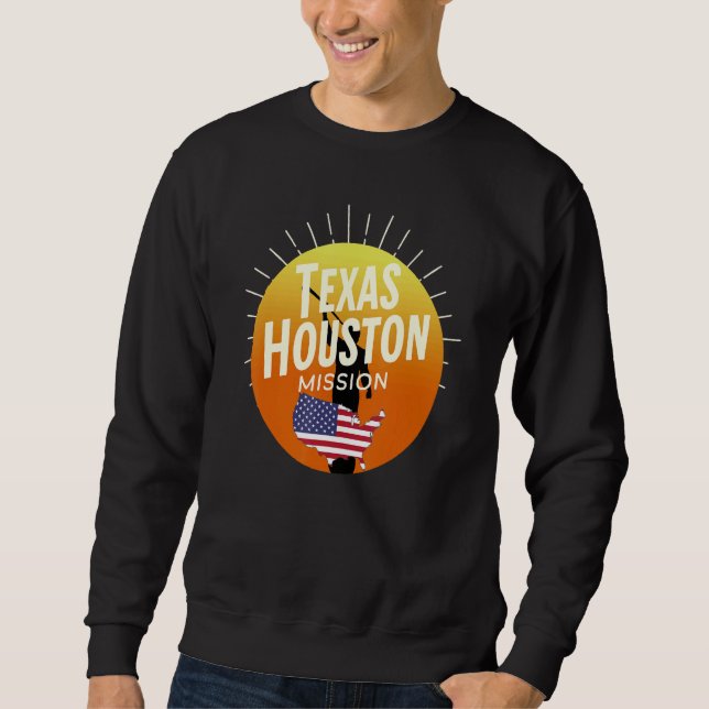 Texas Houston Mormon LDS Mission Mission CTR Sweatshirt (Vorderseite)