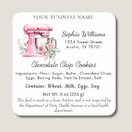 Texas Hütte Law - Etikett Quadratischer Aufkleber