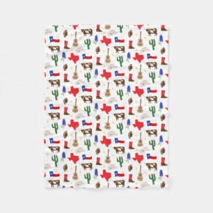 Texas Icons Fleecedecke